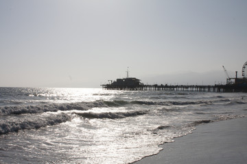 Santa Monica Pier during Sunset