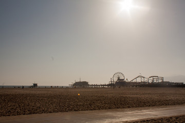 Santa Monica Pier during Sunset