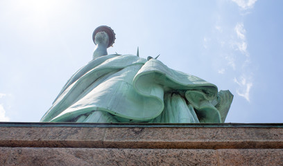 Statue of Liberty from the bottom 