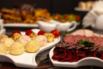 food in restaurant