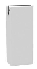 white milk juice packaging isolated on white background layout