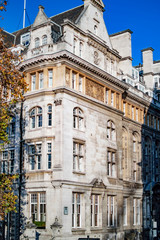 Buildings at temple avenue ec4 in london