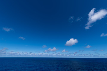 blue sky and sea