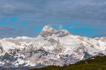 Triglav peak in the Julian Alps