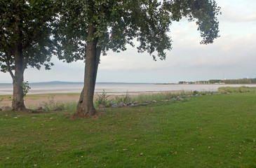 Am Ufer des Vänern See in Schweden bei Lidköping