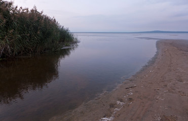 Am Ufer des Vänern See in Schweden bei Lidköping