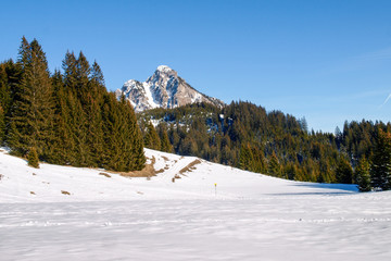 Fototapeta na wymiar Zoeblen, winter landscape