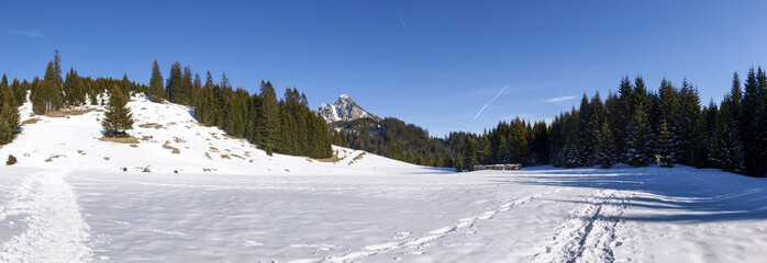 Zoeblen, winter landscape