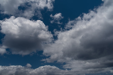 blue sky with clouds
