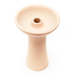 hookah bowl for tobacco with long leg. White background