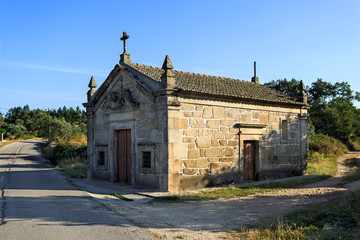 Fototapeta na wymiar Chapel of St John in Mesquitela