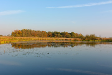 Sunrise over the river