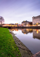 Kungsportsplatsen as seen during early morning walk. Gothenburg,Sweden