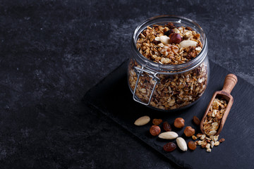 Homemade healthy granola