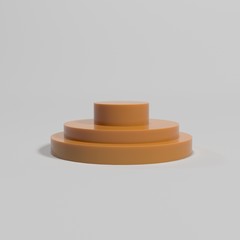 podio amarillo fondo blanco