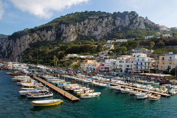 Fototapeta na wymiar Capri island Autumn