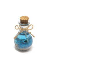 bottle of perfume isolated on white background