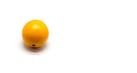 orange isolated on white background