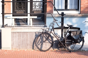 Fototapeta na wymiar Bicycle in Amsterdam, Netherlands 