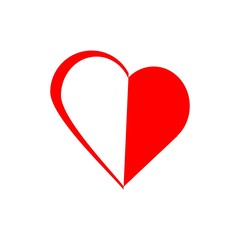 hearts love vector. Doodle heart loves. Loves heart. - Vector