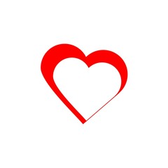 hearts love vector. Doodle heart loves. Loves heart. - Vector