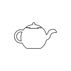 tea kettle icon. Element of Bar for mobile concept and web apps icon. Thin line icon for website design and development, app development