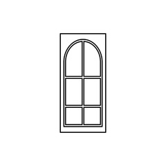 interroom door icon. Element of Door for mobile concept and web apps icon. Thin line icon for website design and development, app development