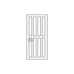door lattice icon. Element of Door for mobile concept and web apps icon. Thin line icon for website design and development, app development