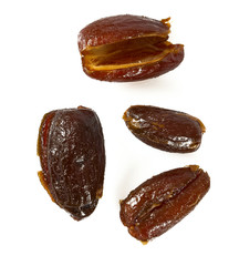 date fruit isolated on white background