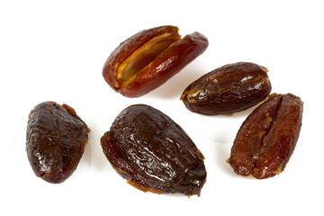 date fruit isolated on white background