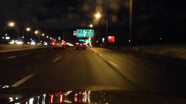 conduire de nuit
