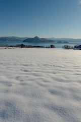 冬の洞爺湖