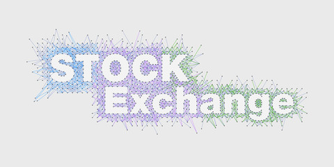 Fonts that reflect the volatility of the Stock Market. Businesses are up and down with the design of thick and thin lines. Vector EPS file.