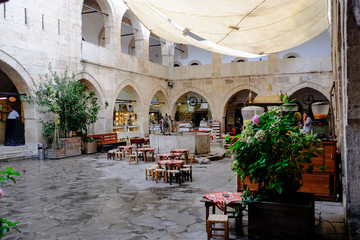 Fototapeta na wymiar Old hotel in Safranbolu