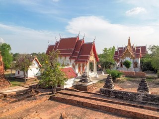 Temple in Suphanburi Province