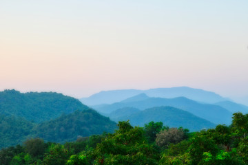 Naklejka premium Die Berge von Hua Hin in Thailand