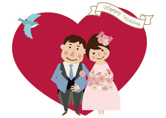 ウェディングカードのバリエーション。 ウェディングカードの素材。 花嫁と花婿のイラスト。 結婚式のためのデザイン。 花婿と花嫁のクリップアート。 結婚式のフレームデザイン。
