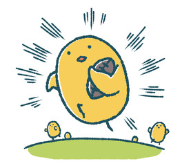 ゆるいひよこのラグビー