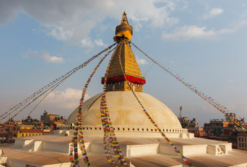 Boudhanath Stupa in Kathmandu, Nepal