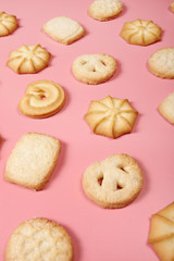 Danish butter cookies texture. 