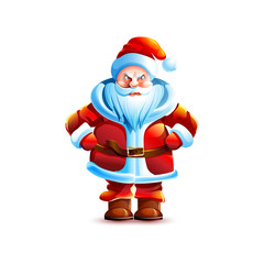 Illustration isolated character santa