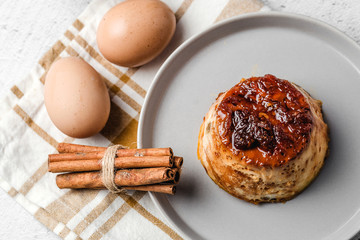 Delicious homemade pudding