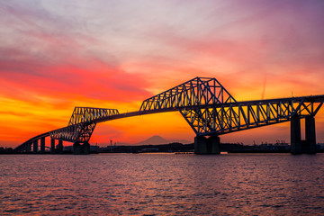 Tokyo Gate Bridge in Tokyo Japan