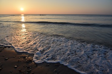 Waterscape of Baltic sea.
