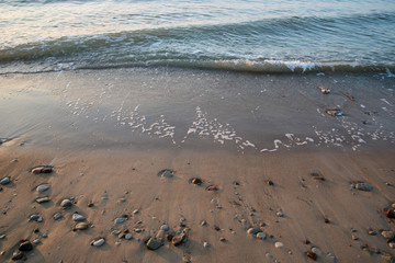 Waterscape of Baltic sea.