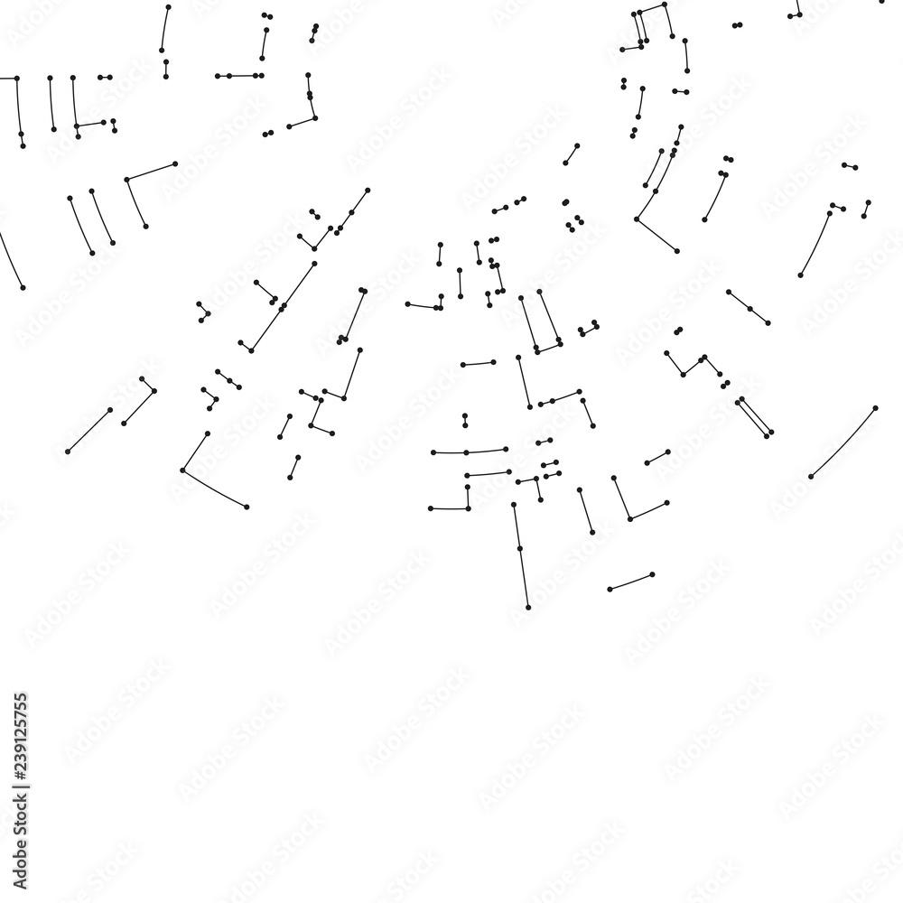 Poster connecting lines and dots on white background. abstract network connection design concept. technolog