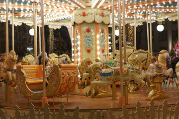 Kid's toy illustrated the Christmas holidays