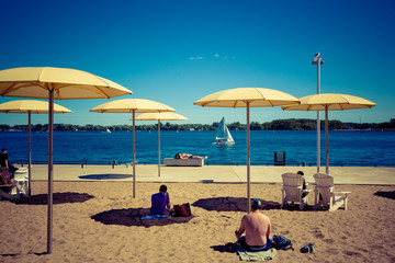 Nice lake view in Toronto, Canada