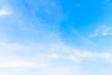 The nature of blue sky with cloud in the morning.