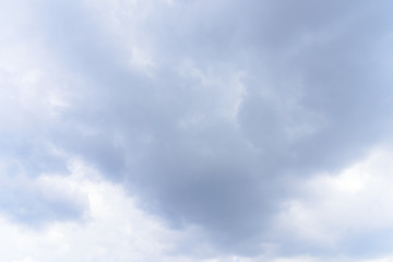 The nature of blue sky with cloud in the morning.